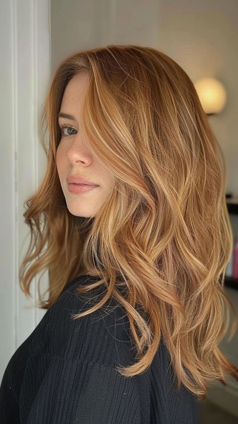 Natural Auburn Hair, Peach Hair Colors, Light Auburn Hair, Copper Blonde Hair, Auburn Hair Color, Auburn Balayage, Strawberry Blonde Hair Color, Peach Hair, Smink Inspiration