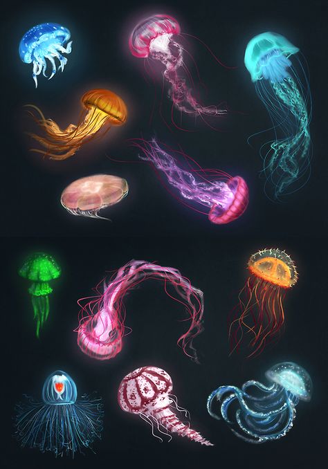 Jellyfishtimes ➤ Psychedelic Jellyfish Ubur Ubur Art, Colorful Jellyfish Tattoo, Jellyfish Animation, Ocean Stimboard, Jellyfish Quotes, Neat Drawings, Drawing Jellyfish, Jellyfish Facts, Pet Jellyfish