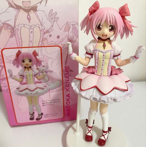 Madoka Magica Figurine, Madoka Magica Figures, Madoka Kaname, Mahō Shōjo Madoka Magica, Unorganized Idea, Figure Anime, Mahō Shōjo, Kawaii Core, Figure Photo