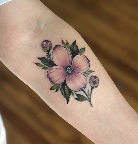 Dogwood Flower Tattoo Designs, Simple Dogwood Flower Tattoo, Pink Dogwood Flower Tattoo, Flowering Dogwood Tattoo, Fine Line Dogwood Flower Tattoo, Dogwood Flower Tattoo, Dogwood Tattoo, Dogwood Flower Tattoos, Dogwood Flower