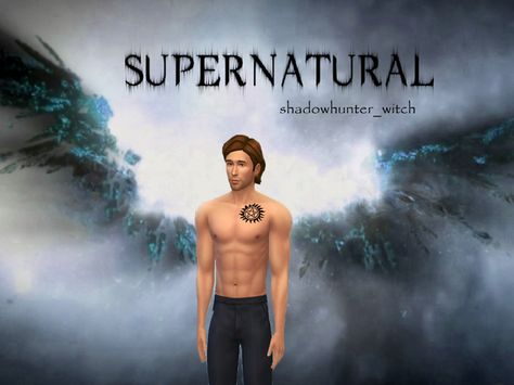 Dean Winchester Hair, Sims 4 Stories, Supernatural Bloopers, Sims 4 Tattoos, Supernatural Tumblr, Supernatural Tattoo, Supernatural Imagines, Supernatural Wallpaper, Sims 4 Game Mods