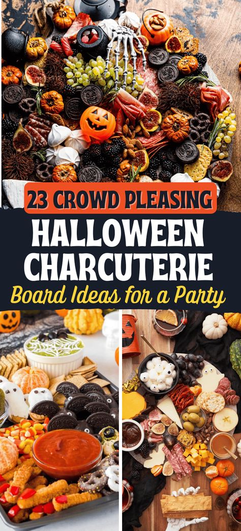 Halloween Desserts Charcuterie, Witch Snack Board, Charcuterie Skeleton Board, Samhain Charcuterie Board, Halloween Cheese Charcuterie Board, Halloween Board Party, Easy Cheap Halloween Food, Easy Spooky Charcuterie Board, Halloween Dessert Party