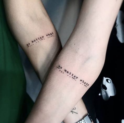 Bff Tats, Friend Tattoos Small, Matching Bff Tattoos, Matching Best Friend Tattoos, Shape Tattoo, Bff Tattoos, Friendship Tattoos, Detailed Tattoo, Matching Tattoo