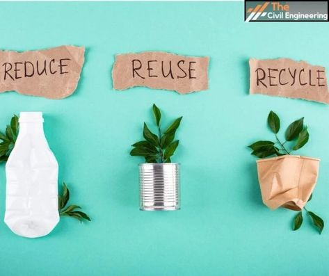 5R Principle of Solid Waste Management : Reduce, Reuse, Recycle, Recover & Refuse Solid Waste Management, Solid Waste, Waste Management, Reduce Reuse Recycle, Reduce Reuse, Reuse Recycle, Civil Engineering, Recycling, Tool Design