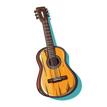 acoustic guitar,clipart,cartoon Guitar Cartoon, Guitar Clipart, 2d Painting, Cartoon Clipart, Drawing Clipart, Classic Guitar, Cartoons Png, Clipart Cartoon, Png Transparent Background