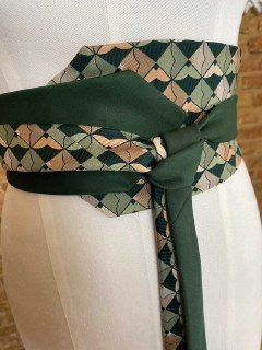 Wrap Belt Pattern, Ties Outfit, Obi Belt Outfit, Tie As A Belt, Upcycle Ties, Obi Belt Pattern, Wrapping Clothes, Obi Wrap Belt, Belt Ideas