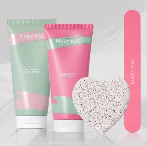 This just in 😍!! This new set is so pretty and will be perfect for Easter Baskets 🐣 New! Limited Edition! Mary Kay® Pedicure Set - Rosemary Mint Treat yourself and the ones you love to a spa-inspired, self-care moment. This limited-edition gift set features all the pedicure essentials you need to achieve smooth, soft and cuddle-ready feet. Indulge in a relaxing Rosemary Mint aromatic experience, and refresh your feet in just three steps. Enjoy a simple, seamless gifting experience with th... Mint Pedicure, Foot Scrub, Pedicure Set, Pumice Stone, Rosemary Mint, Bridemaids Gifts, Spa Inspiration, Beauty Consultant, Nails Spring