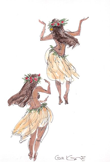 Drawing Reference Dancing, Glen Keane, Polynesian Art, Hawaii Art, Hawaiian Art, Disney Concept Art, Concept Art Drawing, Drawing Reference Poses, Tahiti