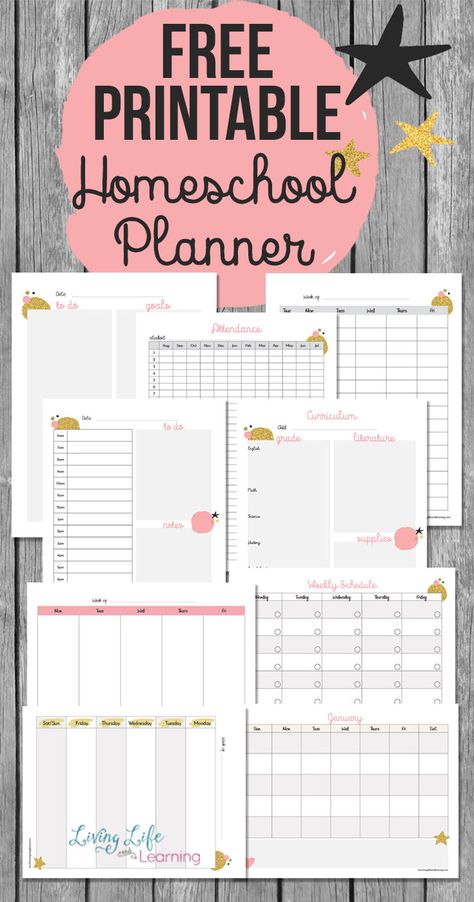 Get more done in your homeschool with the free printable homeschool planner so you can stay on top of your homeschool day. Bring peace into your day and know what each child has to finish for the day.  #freeprintables #homeschoolplanning #homeschool #homeschooling Homeschool Planning Printables, Printable Homeschool Planner, Homeschool Lesson Planner, Planer Organisation, Homeschool Calendar, Planning School, Free Homeschool Printables, Homeschool Lesson Plans, Homeschool Freebies