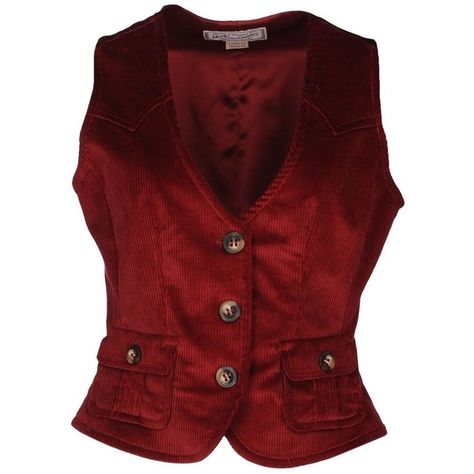 Marlboro Classics Top (£79) ❤ liked on Polyvore featuring outerwear, vests, shirts, jackets, red, waistcoat vest, multi pocket vest, red sleeveless vest, red vest and vest waistcoat Multi Pocket Vest, Red Waistcoat, Hoco Inspo, Corduroy Vest, Red Clothes, V Neck Vest, Sleeveless Waistcoat, Pocket Vest, Aleister Crowley