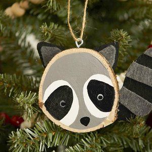 Woodland Creature Ornaments Diy, Animal Ornaments Diy, Growing Daisies, Christmas Ornaments Diy Kids, Woodland Christmas Tree, Country Christmas Trees, Easy Christmas Ornaments, Animal Ornaments, Diy Christmas Tree Ornaments