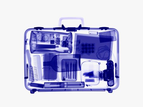 The TSA's new scanners use the CT technology available at hospitals to create a virtual image of your bag. Airport Luggage, Airport Design, Smart Glass, Travel Size Toiletries, Medieval Tapestry, Airport Security, Clear Plastic Bags, Vintage Luggage, Scanners