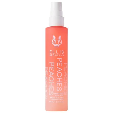 PEACHES Fragrance Body Mist - Ellis Brooklyn | Sephora Sandalwood Perfume, Ellis Brooklyn, Clean Perfume, Sweet Perfume, Peach Hair, Body Fragrance, Summer Fragrance, Best Fragrances, Sweet Peach