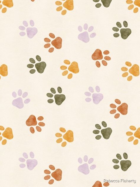 Paw Print Fabric, Dog Paw Print Background, Paw Print Background Wallpapers, Paw Prints Wallpapers, Dog Themed Wallpaper, Dog Paws Aesthetic, Cute Dog Backgrounds, Aesthetic Paw Print, Wallpaper Backgrounds Dog