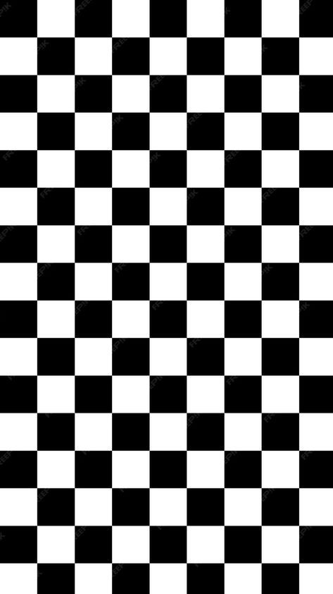 Premium Vector | Aesthetic cute vertical black and white checkerboard gingham plaid checkers wallpaper illustration perfect for backdrop wallpaper banner cover background for your design Checkers Aesthetic Wallpaper, Graphic Illustration Pattern, Checkerboard Aesthetic Wallpaper, Checkered Print Wallpaper, Checker Board Pattern, Pattern Art Black And White, Black Checkered Wallpaper, Cute Checkered Wallpaper, Scrapbook Background Printables