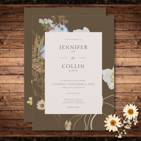 Unique wedding invitations elegant