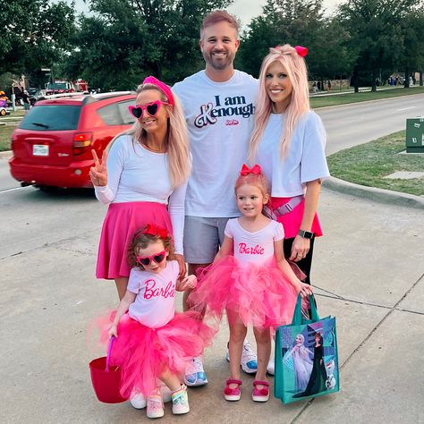 Barbie Family Halloween Costumes, Barbie Family Costume, Toddler Barbie Costume, Barbie Halloween Costume Kids, Ken Halloween Costume, Charlotte Outfits, Ken Costume, Barbie And Ken Costume, Barbie Costumes