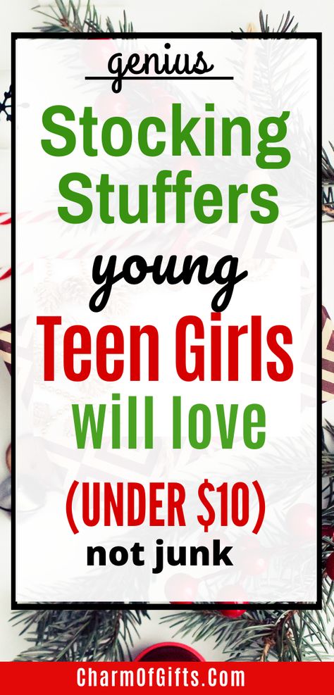 Stocking Stuffers Teen Girls, Girls Gift Exchange, Stocking Stuffers For Teenage Girls, Inexpensive Stocking Stuffers, Unit Study Ideas, Christmas Gifts For Teenagers, Stocking Stuffers For Teens, Stocking Stuffers For Girls, Inexpensive Christmas Gifts