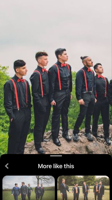 Red Tuxedo For Quince, Red And Gold Quinceanera Chambelanes, Red Suits For Chambelanes, Red And Black Quinceanera Chambelanes, Maroon Quinceanera Chambelanes, Red Suit For Quince, All Black Chambelan Outfit Vaquero, Black And Blue Chambelanes Outfits, Black And Gold Chambelanes