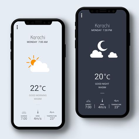 weather karachi rain Sunny Interaction design Human Experience Design uiux weather report Weather Ui, Calming Design, Weather Design, Ux App Design, Android App Design, Mobile Application Design, Weather App, Mobile App Design Inspiration, Gui Design