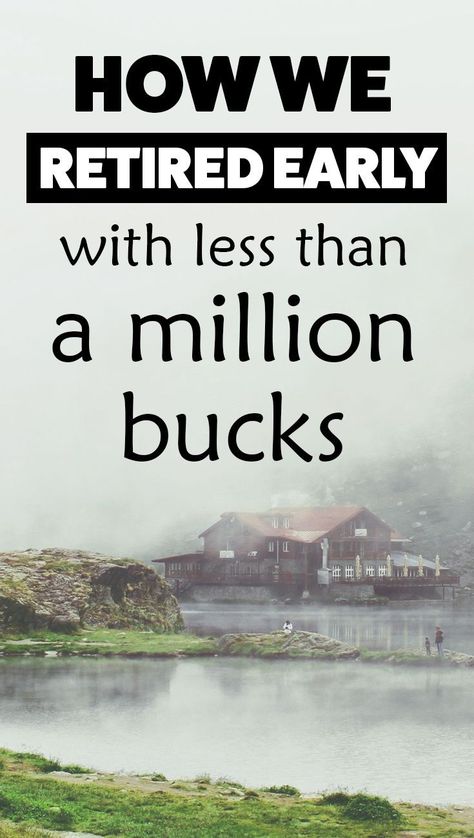 What if I told you that my wife and I are planning to retire early at the end of the year, and we won’t have a million saved? Well, that’s the deal. We aren’t waiting around for a million before we call it quits, and there’s a good reason for that…three, in fact. How To Retire Early, Retirement Finances, Retirement Activities, Retirement Plaques, Retire Abroad, Financial Wisdom, Retirement Money, Retirement Strategies, Retirement Lifestyle