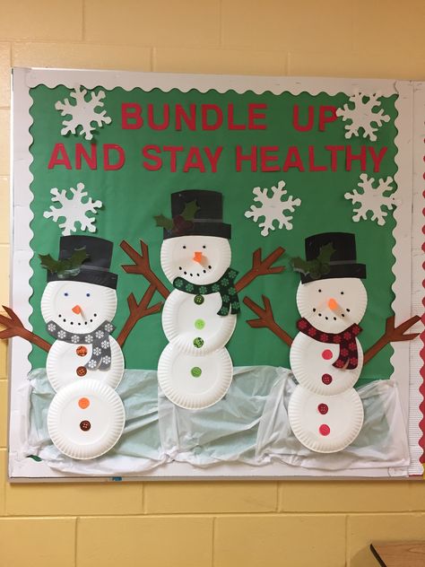 School Nurse Holiday Bulletin Board, Winter School Nurse Bulletin Board, School Nurse Christmas Bulletin Board, Winter Doors, School Nurse Decorations, Nurse Decorations, School Nurse Posters, School Cafeteria Decorations, Cafeteria Bulletin Boards