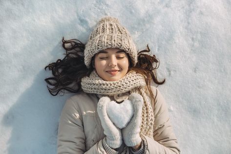 This holidays stock photo created by Buyanskyy includes a 5184 x 3456 px JPG perfect for projects featuring snowball, heart, and wish. Beige Gloves, Winter Portrait, Snow Photoshoot, Winter Portraits, Snow Pictures, Snow Photography, Winter Photoshoot, I Love Winter, Winter Photo