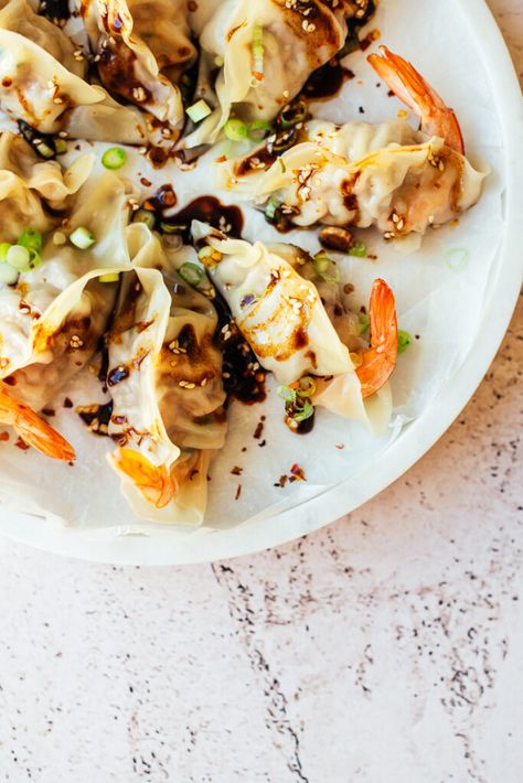 Prawn and Pork Dumplings - by Hein van Tonder, Cape Town food photographer & stylist Cape Town Food, Meat Dumplings, Raw Prawns, Pork Dumplings, Sausage Meat, Cut Recipe, Pork Dumpling, Africa Food, Sandwiches For Lunch