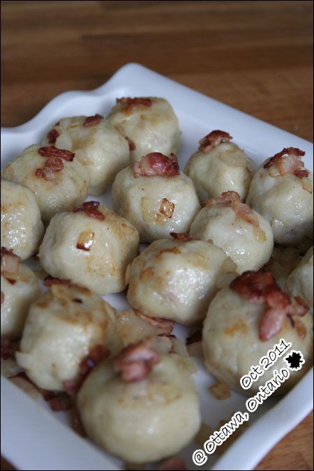 Polish Potato Dumplings, Polish Dumplings, Slovak Recipes, Lithuanian Recipes, Eastern European Recipes, Potato Dumplings, Ukrainian Recipes, Fine Cooking, European Cuisine