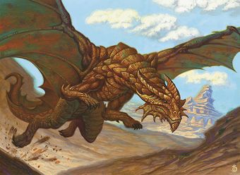 Copper dragon - Forgotten Realms Wiki Copper Dragon, Dnd Dragons, Cool Dragons, Dragon Pictures, Fantasy Story, Dragon Artwork, Fantasy Dragon, Mystical Creatures, High Fantasy