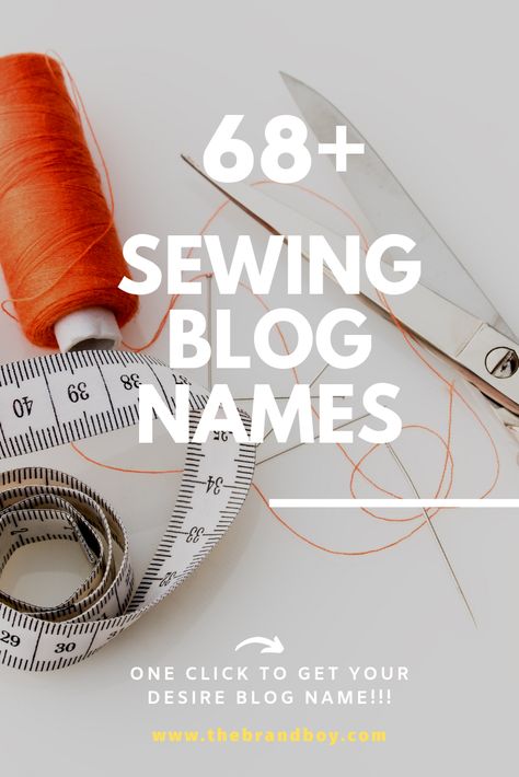 Here are some catchy, good sewing blog names for your sewing interest Embroidery Business Names, Sewing Business Names, Starting Embroidery, Boutique Names Ideas, Sewing Stickers, Blog Name Ideas, Youtube Channel Name Ideas, Creative Embroidery Designs, Embroidery Business