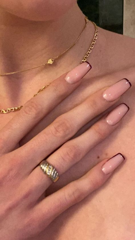 ballerina french long nude nails #nail #nails #nails2023trends Edgy Nails, Minimal Nails, Acrylic Coffin, Ballerina Nails, Nails Black, Abstract Designs, Neutral Nails, Brown Nails, Manicure Y Pedicure