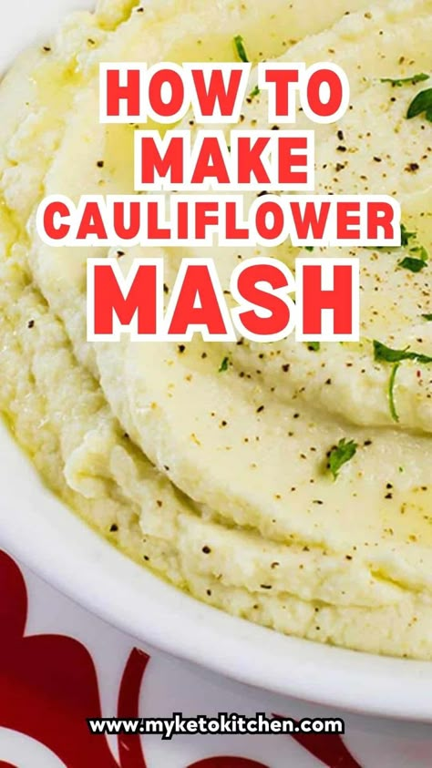 Easy Cauliflower Mash Recipe - Low-Carb, Keto-Friendly Mashed Potato Alternative