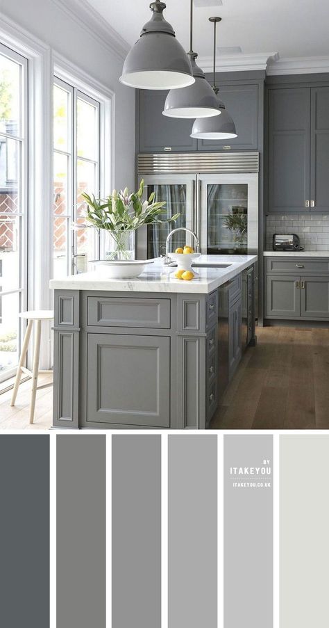 Terracotta color scheme with brown and dark sage accents 1 - I Take You | Wedding Readings | Wedding Ideas | Wedding Dresses | Wedding Theme Blue Green Grey Color Palette Kitchen, Grey Colour Palette Kitchen, Grey Kitchen Palette, Grey And White Theme House, Grey And White Color Scheme, Kitchen Combos Colour Palettes, Colour Theme For House, Kitchen Colour Schemes Grey, Minimalist House Color Palette