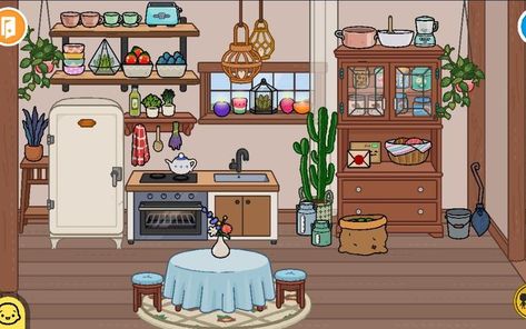 Toca Boca House Ideas Cottage, Toca Boca Room Ideas Misty Cottage Bedroom, Toca Boca Cottage House Ideas, Toca Boca Room Ideas Misty Cottage, Toca Boca Cottage House, Misty Cottage Toca Boca, Unicorn Wallpaper Cute, Toka Boka, Toca Life World