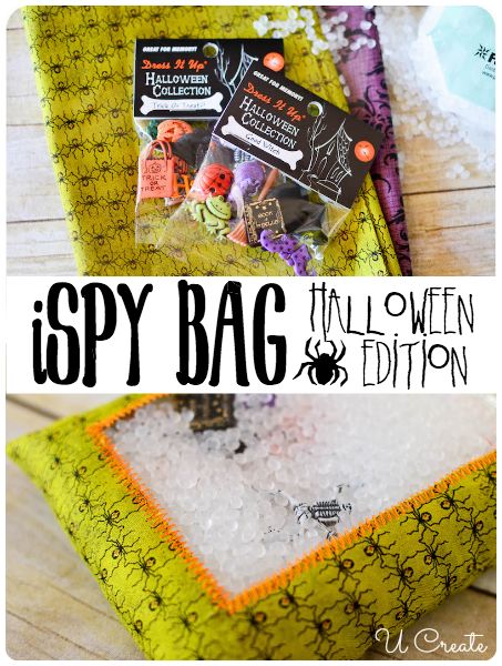 I Spy Bags, Spy Bag, I Spy Diy, Halloween Sensory, Sensory Bags, Quiet Toys, Halloween Tutorial, Creative Activities For Kids, Bag Tutorial