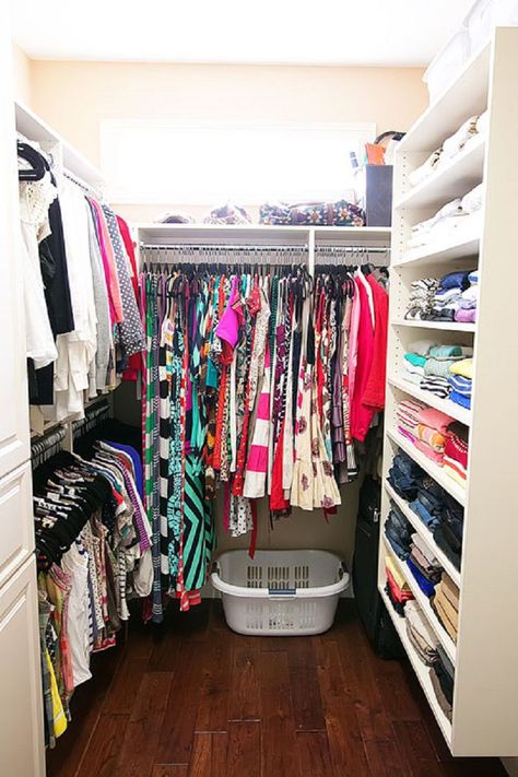 10 Amazing Before and After Closet Makeovers Small Master Closet, Closet Makeovers, Closet Makeover Diy, Master Closet Organization, Walking Closet, Walk In Closet Design, Kids Closet, Clothes Closet Organization, Linen Closet Organization