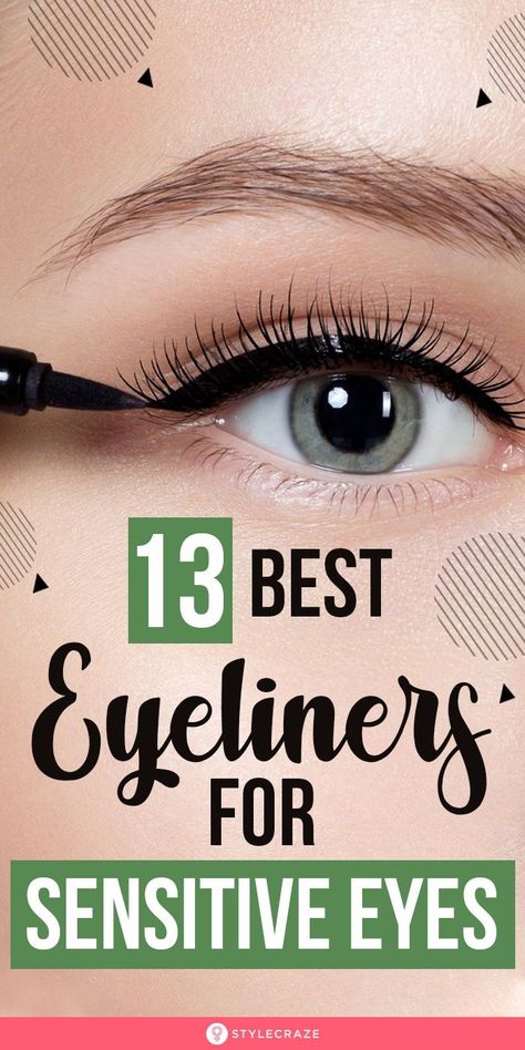 Sensitive Eye Makeup, Eyeliner For Watery Eyes, Best Pencil Eyeliner, Makeup For Sensitive Eyes, Whiten Teeth Fast, The Best Eyeliner, Makeup Tips Eyeshadow, Eyeliner Techniques, Eyes Eyeliner