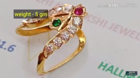 Jamindar Gold Rings, Pathanapu Ring Design, Vanki Rings Gold Indian, Pradhanam Rings, Kalyanam Ring Designs, Vanki Ring, Gold Earrings For Kids, New Gold Jewellery Designs, Fancy Jewelry Necklace