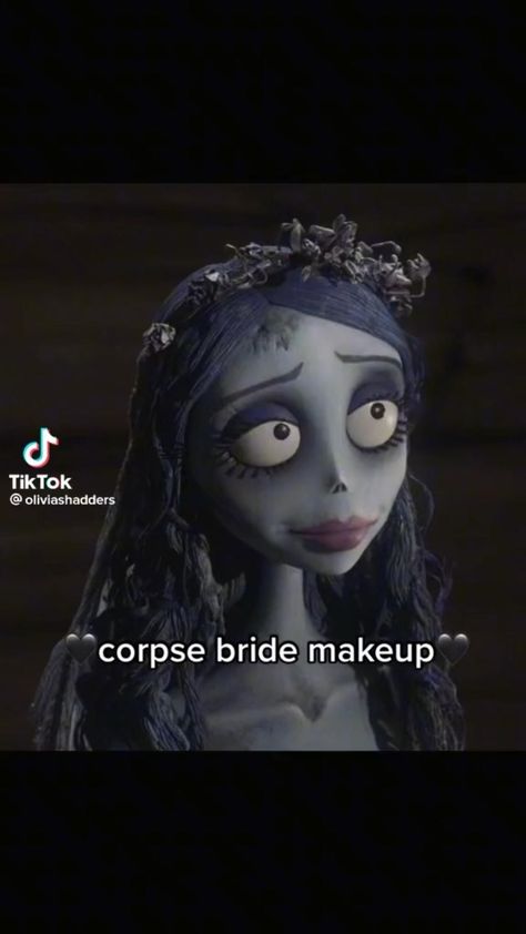 Corpse Bride Makeup Halloween, Bride Makeup Halloween, Tim Burton Costumes, Corpse Bride Makeup, Halloween Bride Costumes, Make Carnaval, Corpse Bride Costume, Halloweenský Makeup, Tim Burton Corpse Bride