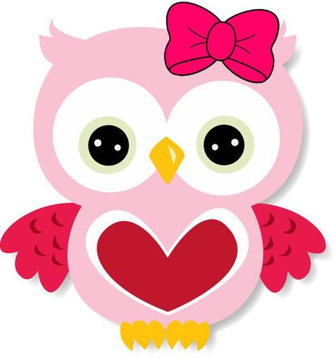 Free Valentine Clip Art, Valentine Cartoon, Owl Clipart, Images For Valentines Day, Owl Valentines, Owl Clip Art, Valentine Images, Party Clipart, Valentines Day Clipart