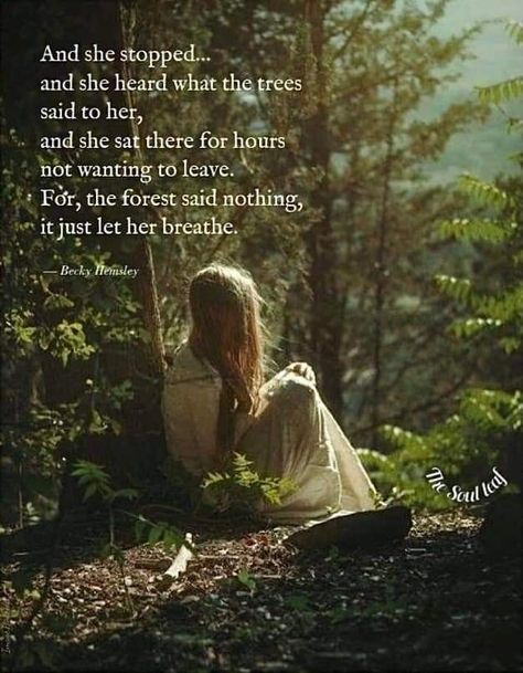 Mother Nature Poem, Forest Bathing Quotes, Being In Nature Aesthetic, Nature Heals Quotes, Earthy Quotes, Woods Quote, Nature Is Healing, Wild Women Quotes, Calm Forest