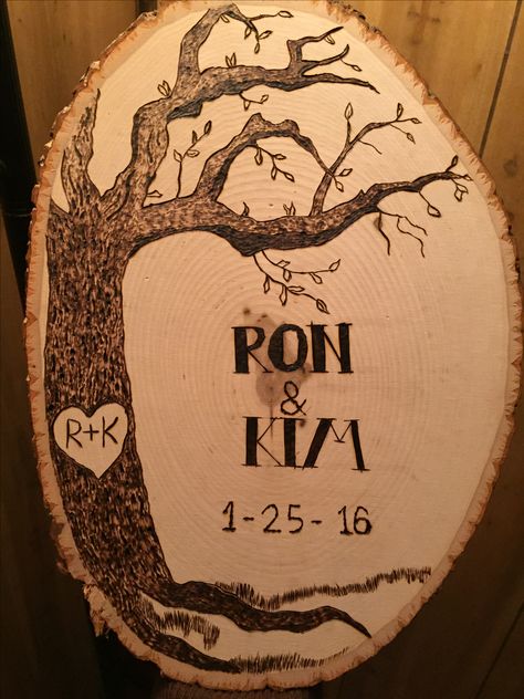 Wood burning project for our first wedding anniversary ❤❤❤ Wood Burning Deer Ideas, Wood Burn Ideas For Boyfriend, Valentines Day Wood Burning Ideas, Anniversary Wood Burning Ideas, Wood Burning Ideas For Boyfriend, Wood Burning Wedding Ideas, Diy Gifts Wood, Laser Engraving Ideas, Crafts For Girlfriend