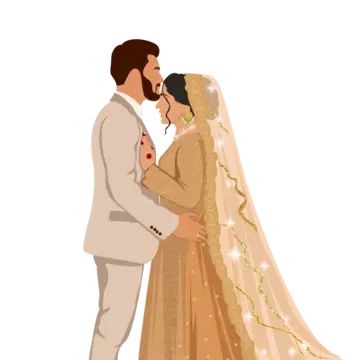 Haldi Illustration Couple, Bride And Groom Caricature, Groom Caricature, Drawing Suit, Cartoon Bride, Couple Indian, Wedding Poster Design, Groom Cartoon, Hindu Marriage