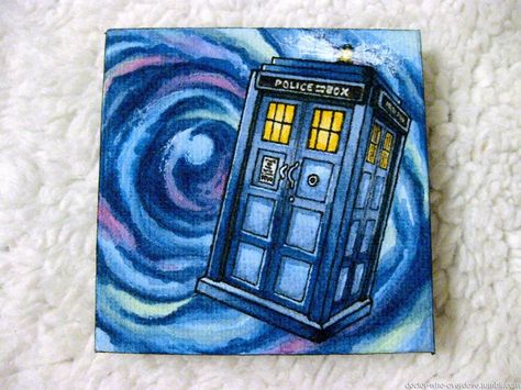 doctor who paintings Doctor Who Painting, Tardis Painting, Doctor Who Drawings, Doctor Who Craft, Tardis Art, Doctor Who Crafts, Doctor Who Dalek, Doctor Who Wedding, Doctor Who Fan Art