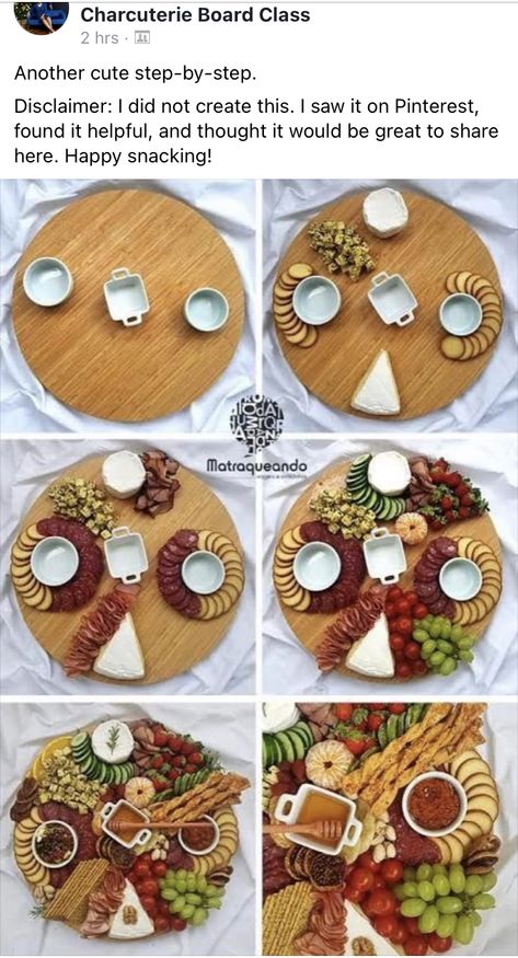 Circle Cheese Board Ideas, Charcuterie Board Circle, Circle Charcuterie Board, Cheese Board Easy, Charcuterie Box, Romantic Dinner Decoration, Burger Party, Santa Sara, Charcuterie Inspiration