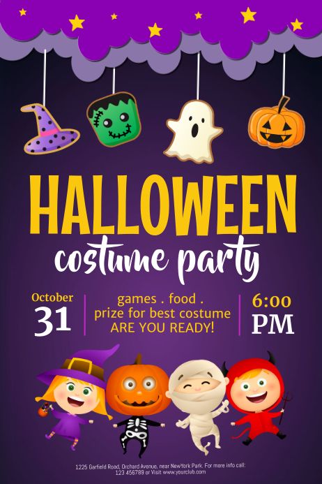 Halloween Flyers Ideas, Halloween Invitations Template Free, Halloween Party Invitations For Kids, Halloween Invitations Template, Halloween Invitation Ideas, Piñata Halloween, Halloween Poster Design, Halloween Graphic Design, Halloween Toddler Party