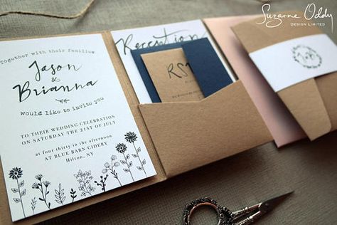 Winter wedding invitation winter wedding pocket fold Rustic Wedding Stationery, Homemade Wedding Invitations, Bridge Wedding, Wedding Invitation Rustic, Hebden Bridge, Pocketfold Invitations, Pocket Fold Wedding Invitations, Rustic Wedding Invitation, Homemade Wedding