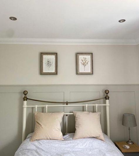 Dulux Oyster Linen, Dulux Panelling Colours, Egyptian Cotton Colour Palette, Dulux Summer Linen Bedroom, Dulux Knotted Twine, Knotted Twine Dulux Paint, Egyptian Cotton Dulux Paint Bedroom, Panelling Paint Colours, Egyptian Cotton Panelling