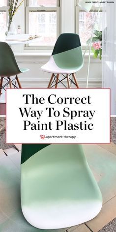 How To Paint Plastic Chairs, Spray Paint For Plastic Products, How To Paint Plastic Furniture, Spray Paint Trash Can, Best Paint For Plastic Products, How To Spray Paint Furniture, Spray Paint Plastic Chairs, Things To Spray Paint, Spray Paint Hacks